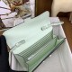 HERMES Constance to go Vert Fizz Epsom