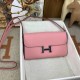 HERMES Constance to go Rose Confetti Epsom