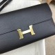 HERMES Constance to go Noir Epsom