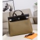 HERMES Herbag Zip Cabine Gray-green