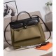 HERMES Herbag Zip Cabine Gray-green