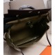 HERMES Herbag Zip Cabine Gray-green