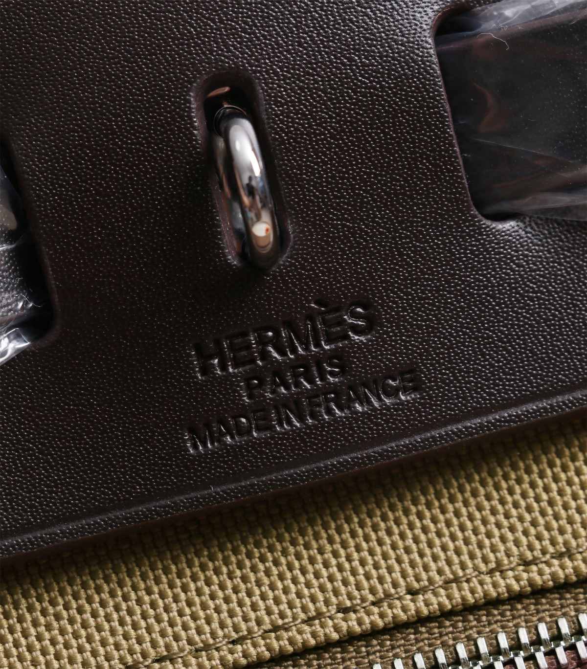 HERMES Herbag Zip Cabine Gray-green