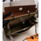 HERMES Herbag Zip Cabine Brown 