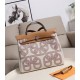 HERMES Herbag Zip Cabine Light Beige And White