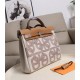 HERMES Herbag Zip Cabine Light Beige And White