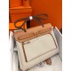 HERMES Herbag Zip Cabine Red White