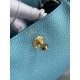 HERMES Lindy 19 Bleu De Noo