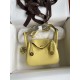 HERMES Lindy 19 Jaune Poussin