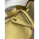 HERMES Lindy 19 Jaune Poussin