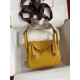 HERMES Lindy 19 Jaune Ambre