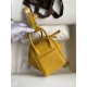 HERMES Lindy 19 Jaune Ambre