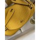 HERMES Lindy 19 Jaune Ambre