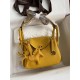 HERMES Lindy 19 Jaune Ambre