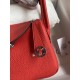 HERMES Lindy 19 Rouge De Corur