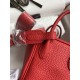 HERMES Lindy 19 Rouge De Corur