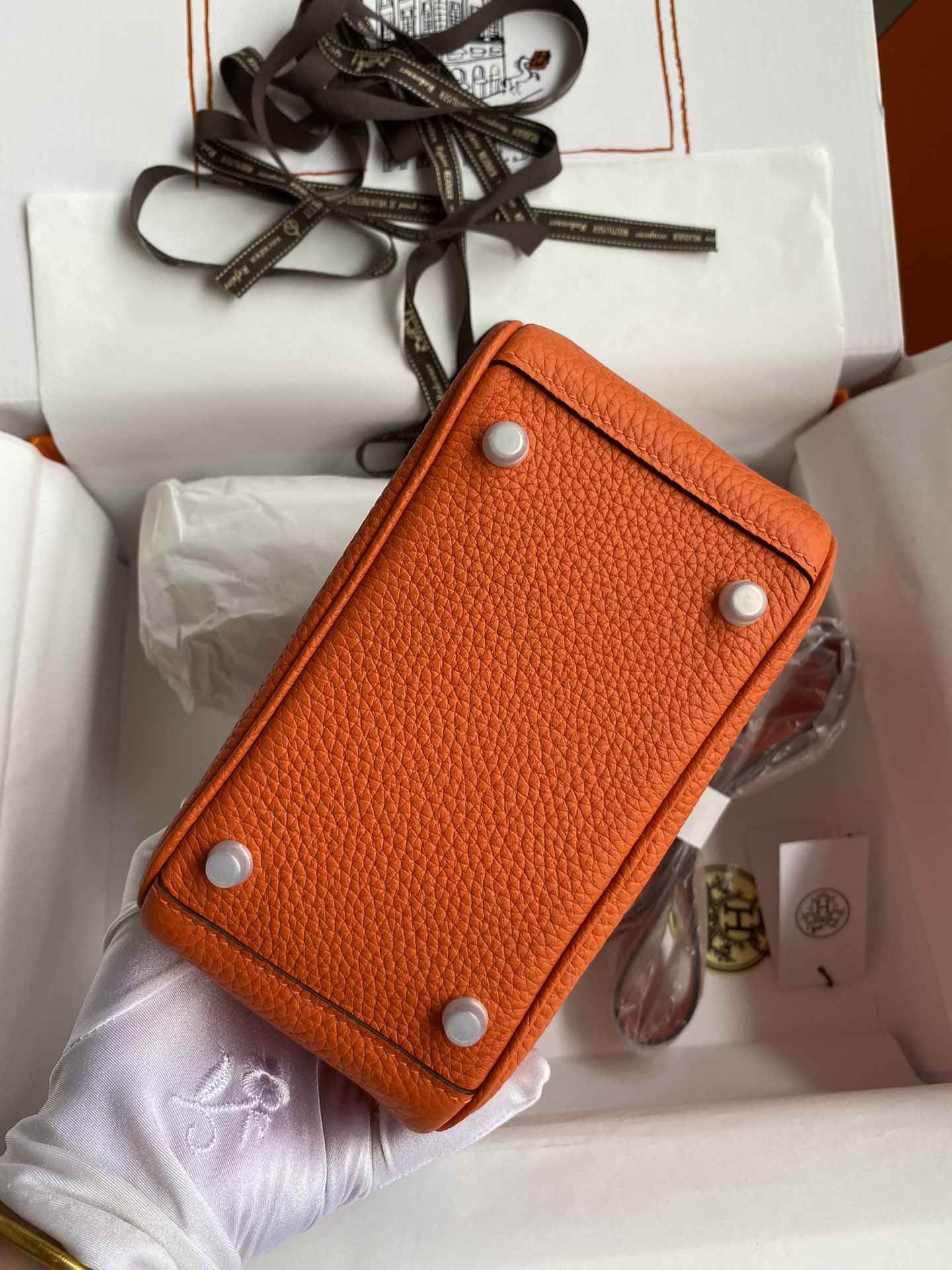 HERMES Lindy 19 Orange