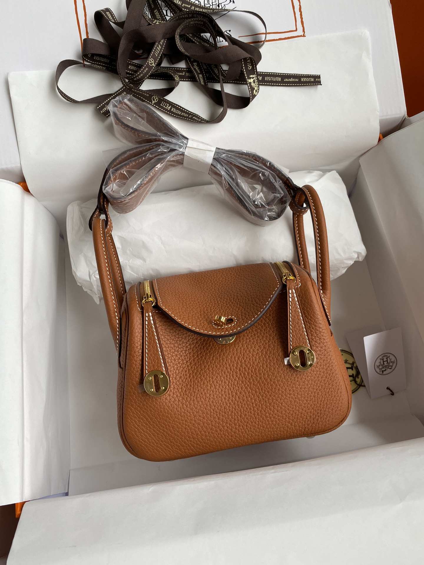 HERMES Lindy 19 Gold