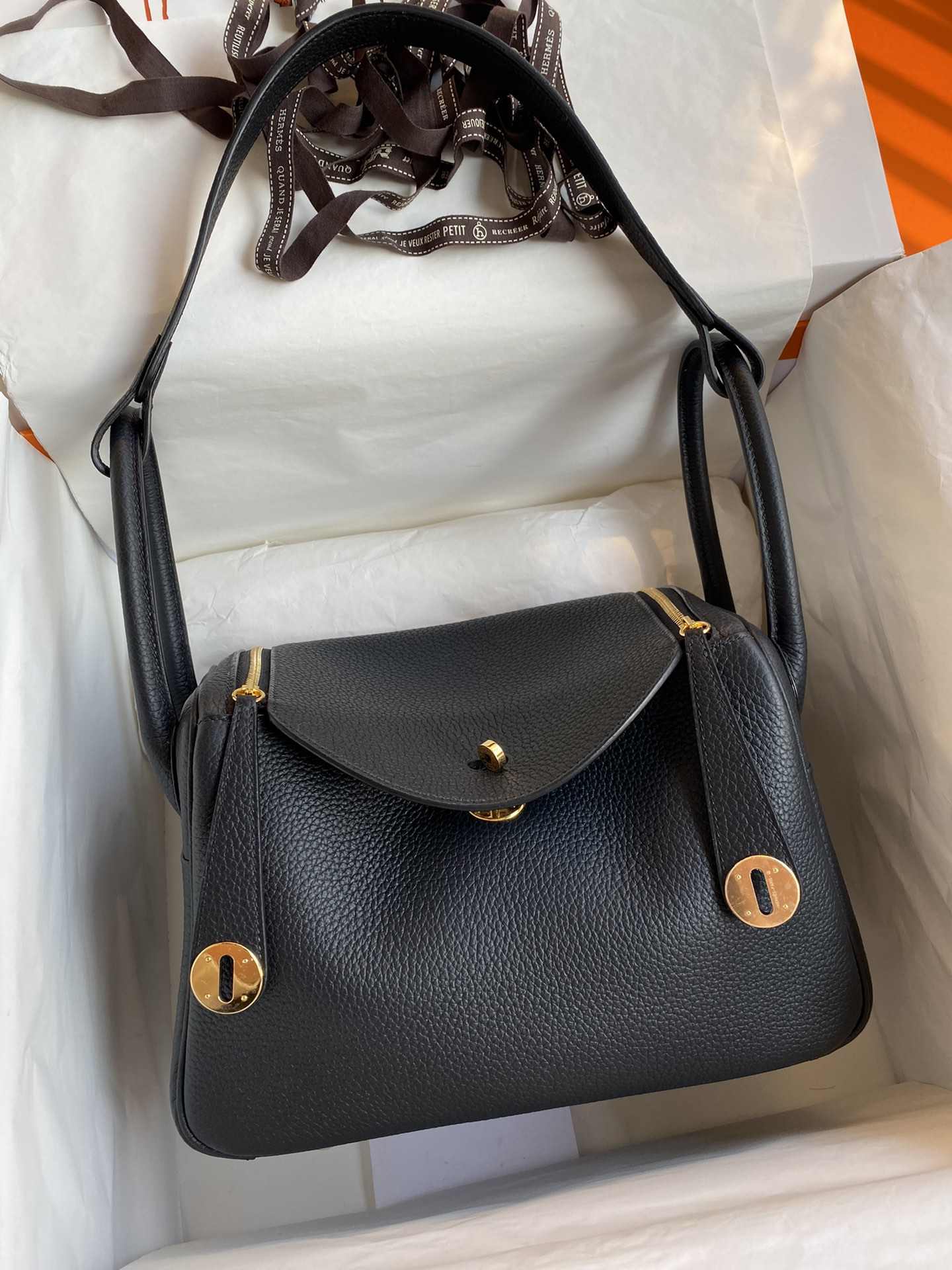 HERMES Lindy 26 Noir