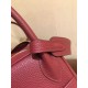 HERMES Lindy 30 Rouge Grenat