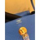 HERMES Lindy 30 Bright Blue