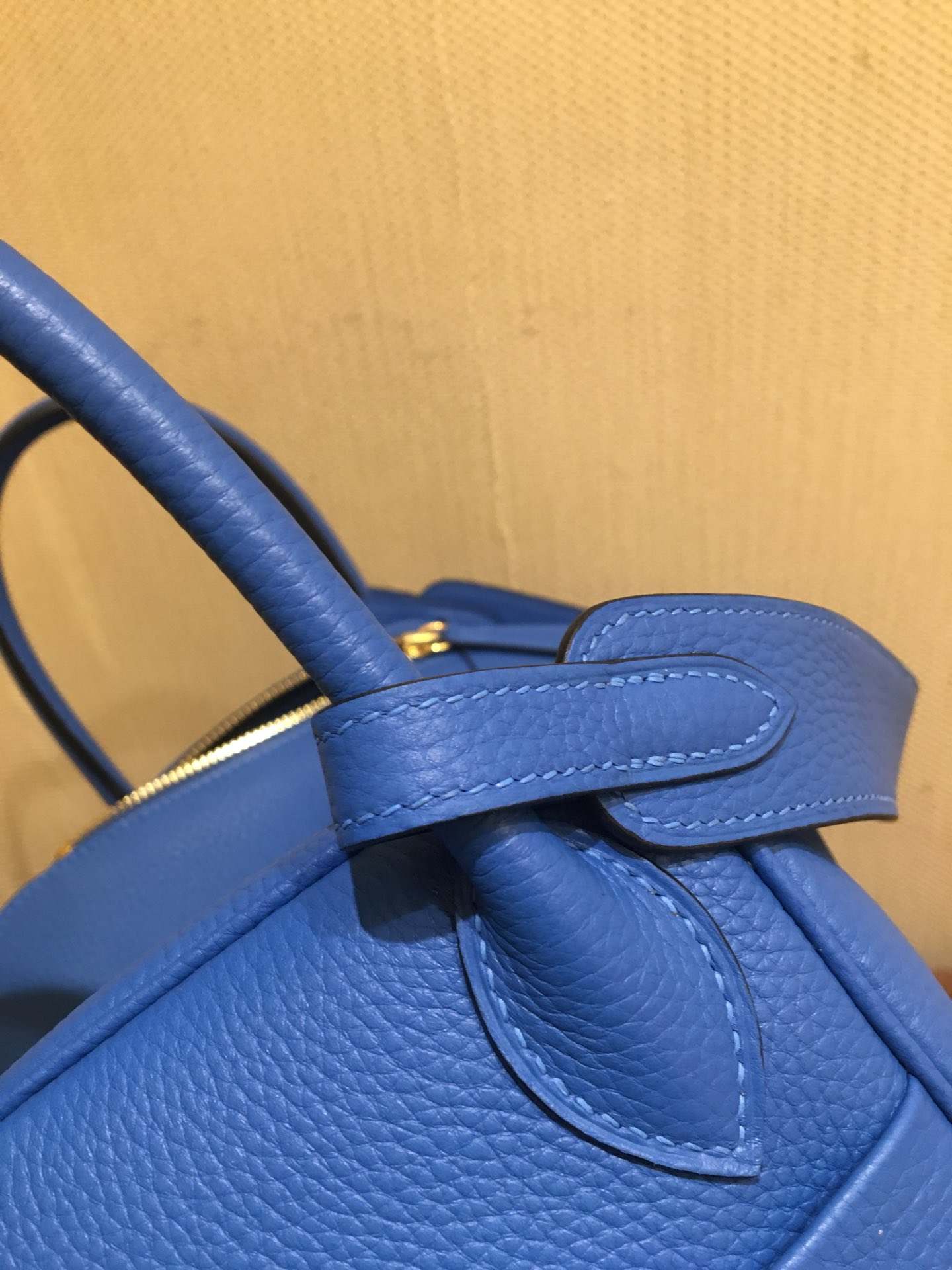 HERMES Lindy 30 Bright Blue