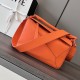 LOEWE Small Puzzle bag in Classic Calfskin Orange