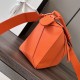 LOEWE Small Puzzle bag in Classic Calfskin Orange