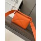 LOEWE Mini Puzzle bag in Classic Calfskin Vivid Orange