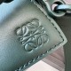 LOEWE Mini Puzzle bag in Classic Calfskin Bottle Green