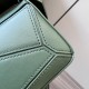 LOEWE Mini Puzzle bag in Classic Calfskin Bottle Green