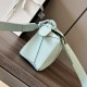 LOEWE Mini Puzzle bag in Classic Calfskin Blue Iceberg