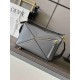 LOEWE Medium Puzzle bag in Soft Grained Calfskin Gray