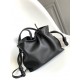 LOEWE Mini Flamenco Clutch in Nappa Calfskin Black