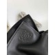 LOEWE Medium Flamenco Clutch in Nappa Calfskin Black