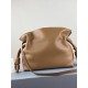 LOEWE Medium Flamenco Clutch in Nappa Calfskin Tan