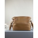 LOEWE Medium Flamenco Clutch in Nappa Calfskin Tan