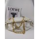 LOEWE Small Paseo Bag in Shiny Sappa Calfskin White