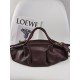 LOEWE Small Paseo Bag in Shiny Sappa Calfskin Burgundy