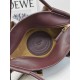 LOEWE Small Paseo Bag in Shiny Sappa Calfskin Burgundy