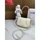 LOEWE Paseo Satchel in Shiny Nappa Calfskin Angora