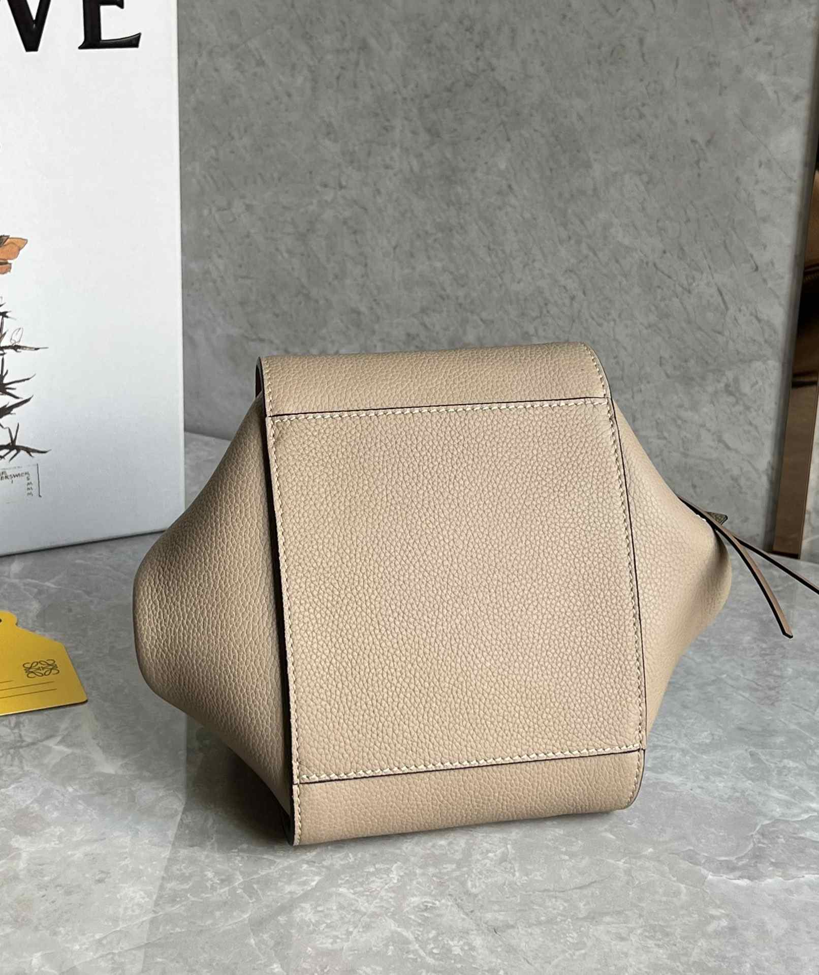 LOEWE Small Hammock Bag in Classic Calfskin Sand