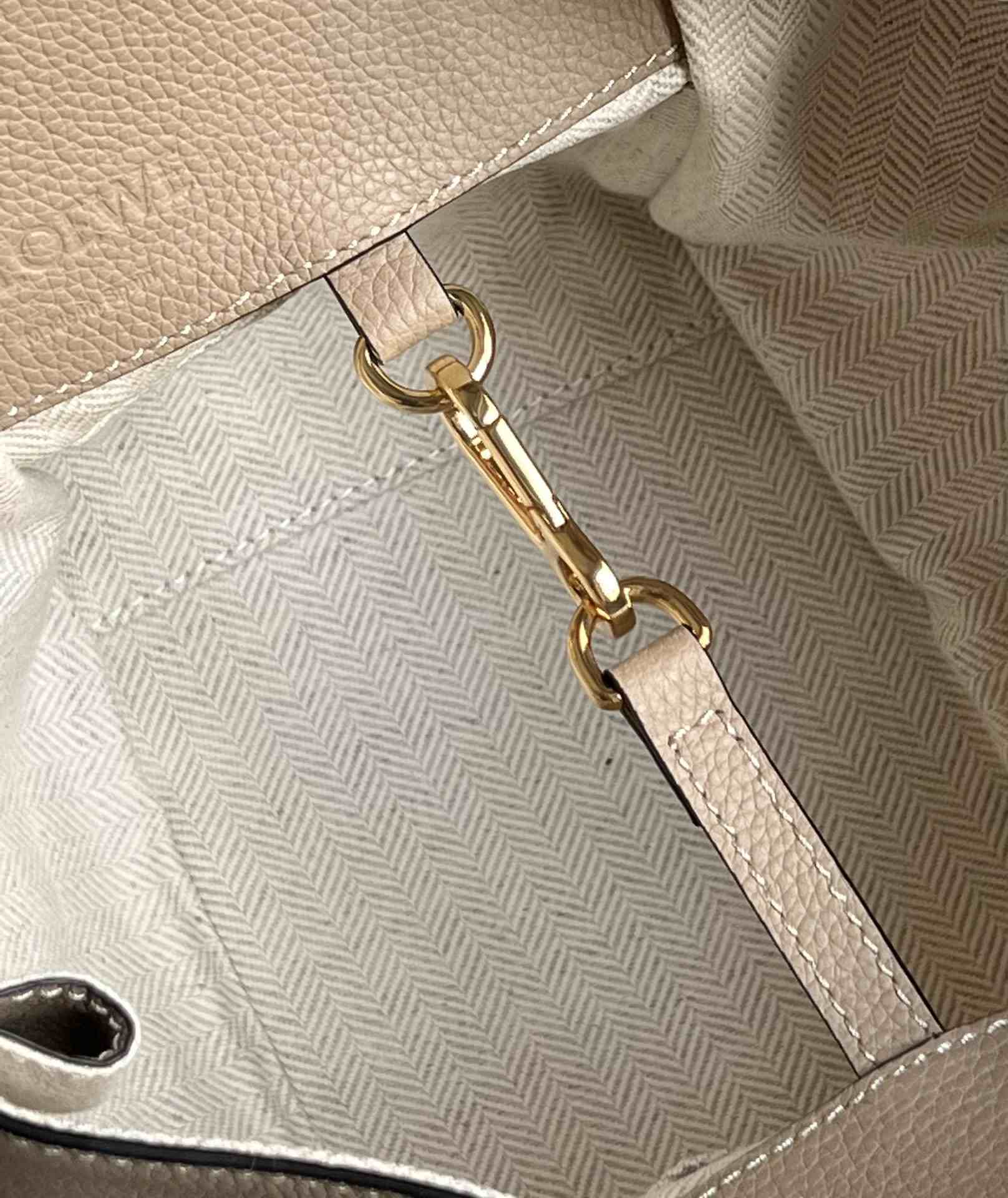 LOEWE Small Hammock Bag in Classic Calfskin Sand