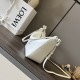 LOEWE Mini Hammock Hobo Bag in Classic Calfskin White