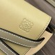 LOEWE Mini Gate Dual bag in Soft Calfskin and Jacquard Clay Green