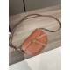 LOEWE Mini Gate Dual bag in Soft Calfskin and Jacquard Tan