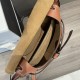 LOEWE Small Gate Dual bag in Soft Calfskin and Jacquard Tan