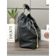 LOEWE Medium Squeeze Bag in Nappa Lambskin Black