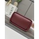 LOEWE Medium Squeeze Bag in Nappa Lambskin Dark Burgundy