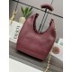 LOEWE Medium Squeeze Bag in Nappa Lambskin Dark Burgundy